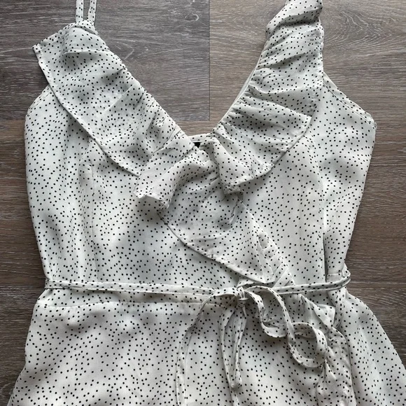 Windsor Black and White Polka Dot Dress - Picture 3 of 3